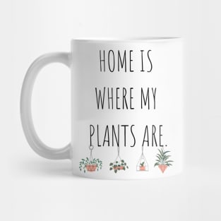 Home is Where My Plants Are Mug